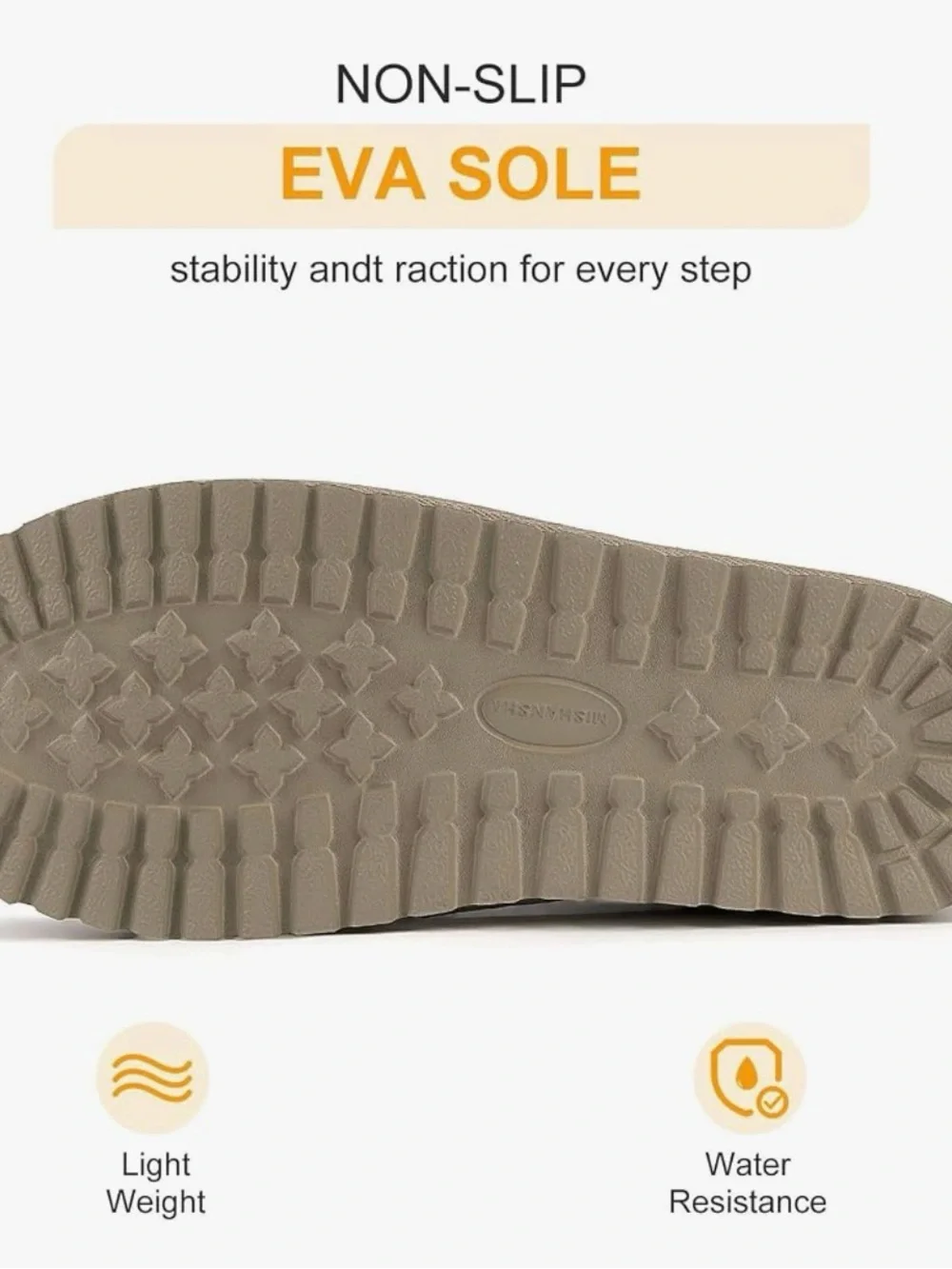 Mishansha Women's Mini Fur-Lined Suede Slippers in Taupe